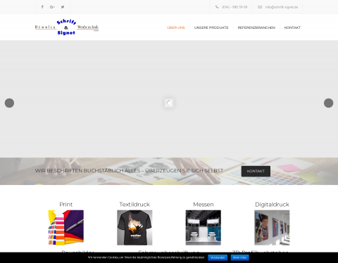 Website-Vorschau von Rümmler Werbetechnik GmbH