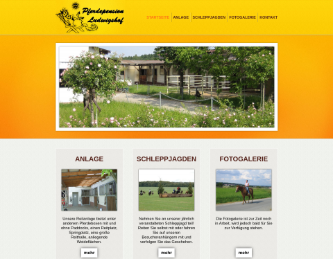 Website-Vorschau von Pferdepension Ludwigshof