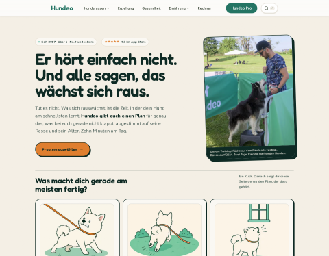 Website-Vorschau von Ernährungsberaterin