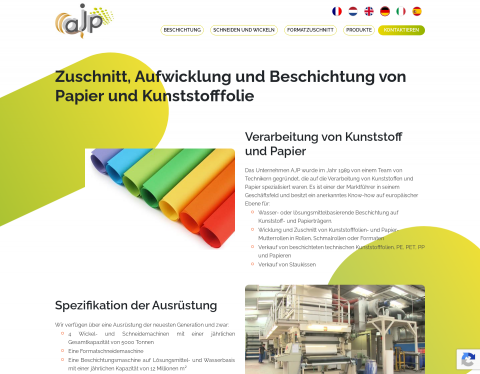 Website-Vorschau von AJP