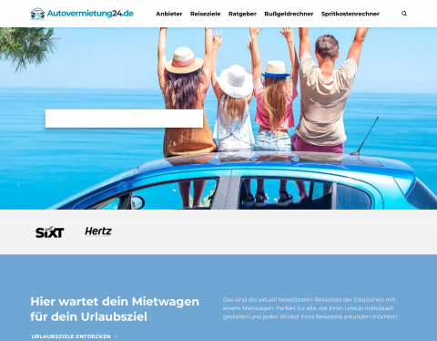 Website-Vorschau von Autovermietung in Bremen
