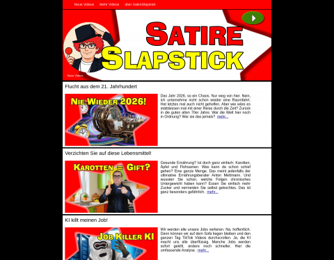 Website-Vorschau von Witzige Videos von Oton-Metti