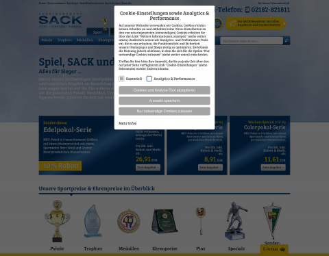 Vorschau von Pokale, Medaillen, Trophies, Pins günstig online