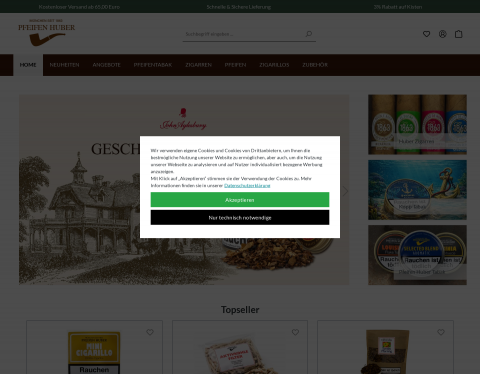 Website-Vorschau von Pfeifen Huber
