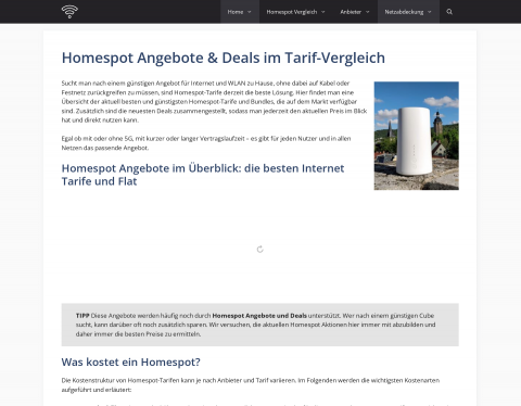 Vorschau von Homespot und WLAN Cube