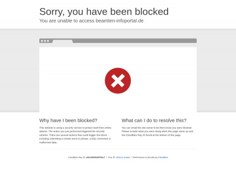 Website-Vorschau von Beamten-Infoportal
