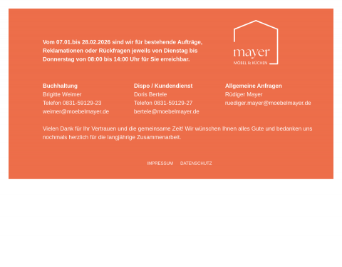 Website-Vorschau von r&s mayer GmbH