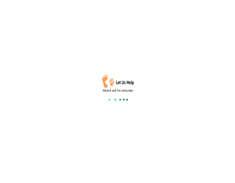 Website-Vorschau von Let Us Help - Mensch und Tier verbunden