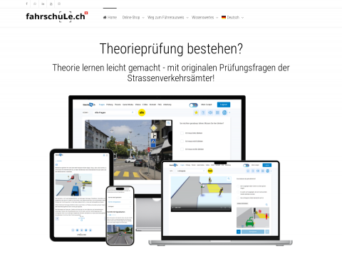 Website-Vorschau von Alles für Deinen Führerschein