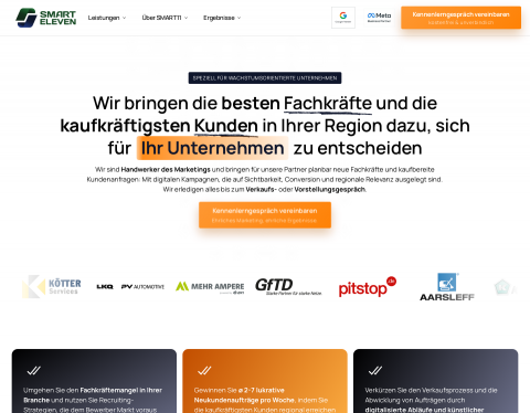 Vorschau von SMART11 Webdesign & SEO Agentur