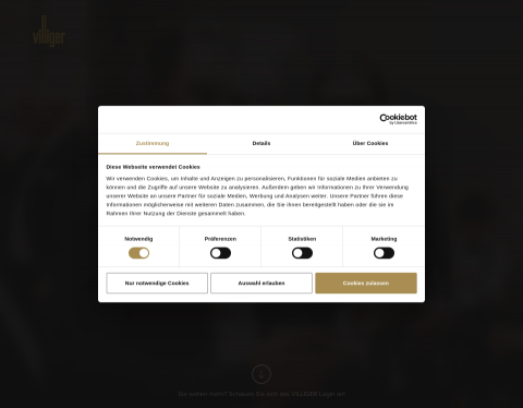 Website-Vorschau von Zigarren & Zigarillos im Zigarren Shop kaufen