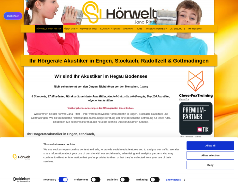 Website-Vorschau von Hörwelt Jana Ritter