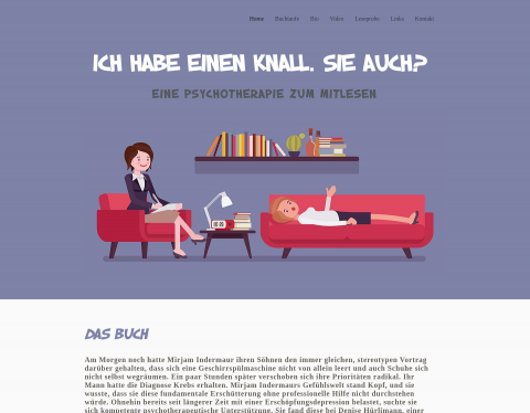 Website-Vorschau von Psychotherapie zum Mitlesen