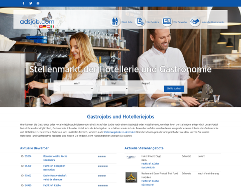 Website-Vorschau von Gastro A.Walser GmbH