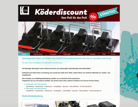 Website-Vorschau von Köder Discount