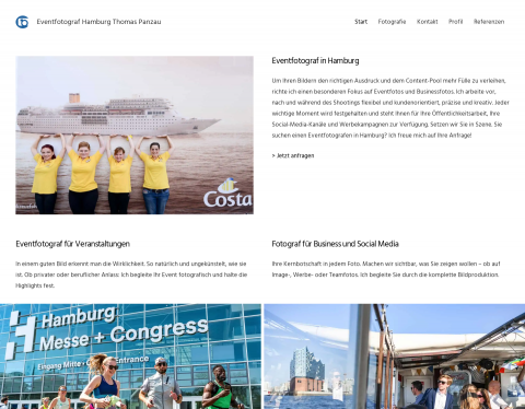 Website-Vorschau von Photography Thomas Panzau