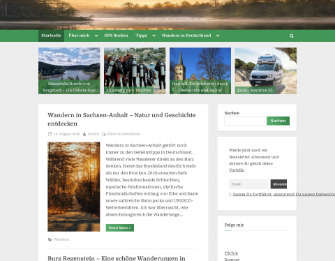 Website-Vorschau von Bag-Out.de Weg von zu Hause