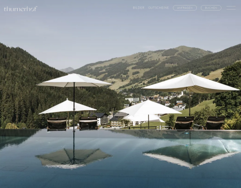 Website-Vorschau von Hotel-Appartements Thurnerhof