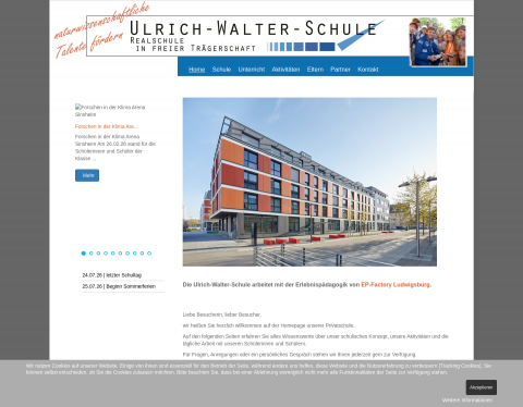 Website-Vorschau von Ulrich-Walter-Schule