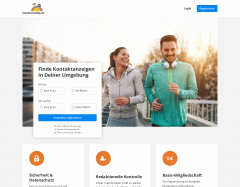 Vorschau von Kontaktanzeigen