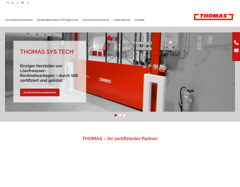 Website-Vorschau von Thomas Sys Tech GmbH