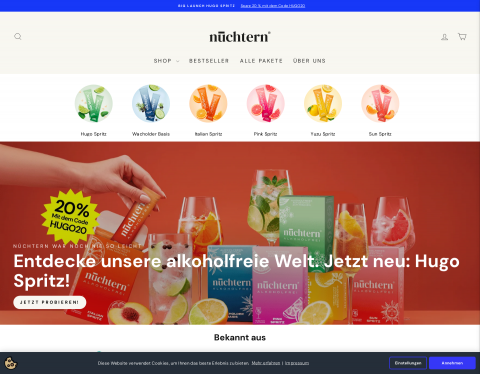 Website-Vorschau von Nuechtern Berlin