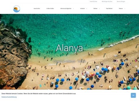 Website preview of Alanyaa