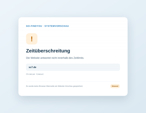 Website-Vorschau von S/CONSEPT GmbH