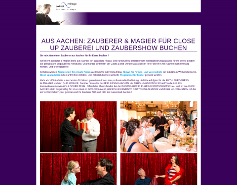 Vorschau von Zauberer in Aachen