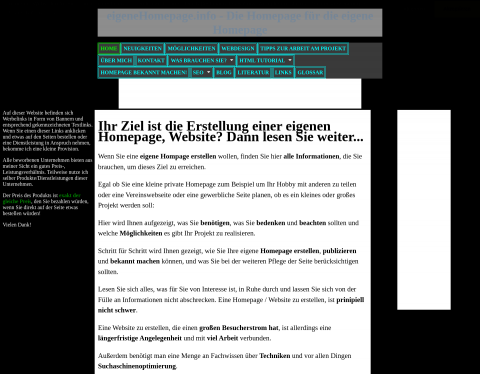 Vorschau von eHi - eigeneHomepage