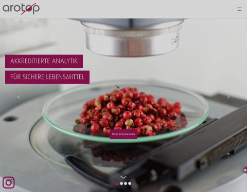Website-Vorschau von Arotop GmbH
