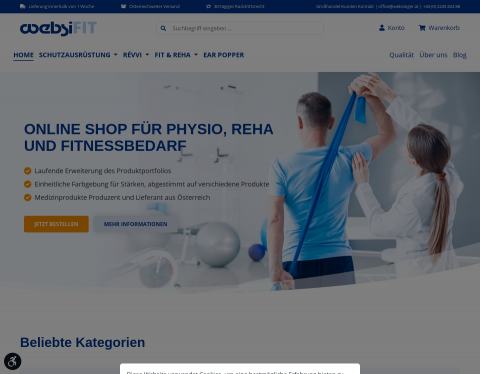 Website-Vorschau von Websinger Schutzmasken Onlineshop