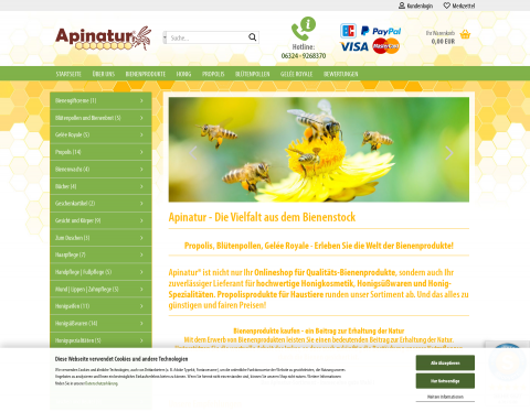 Website-Vorschau von Apopharm GmbH