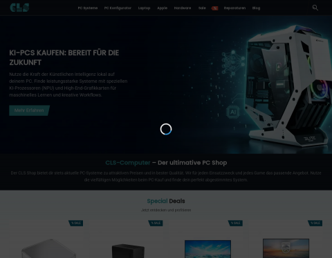 Website-Vorschau von CLS Computer
