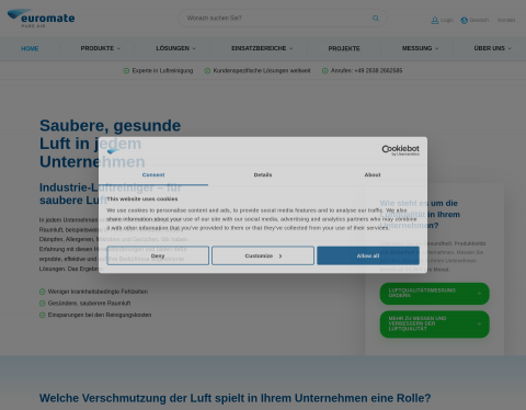 Vorschau von Euromate GmbH - Luftreiniger für Unternehmen