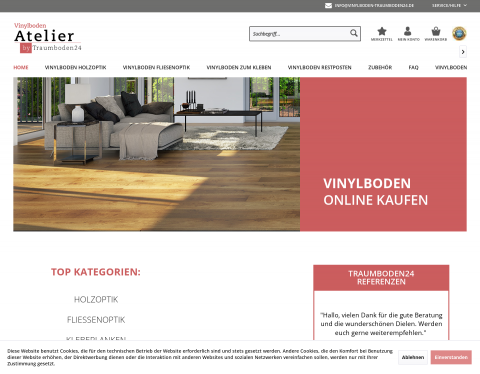 Website-Vorschau von Vinylboden Atelier
