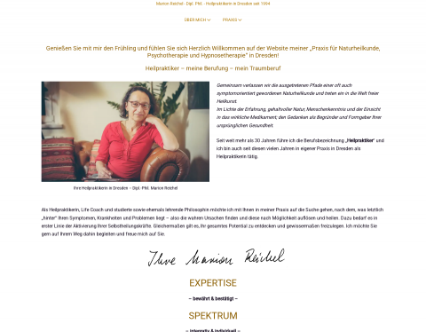 Website-Vorschau von Naturheilpraxis Reichel