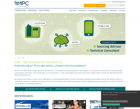 Website-Vorschau von mpcservice