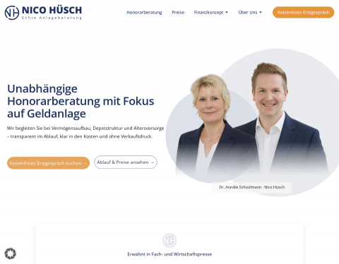 Website-Vorschau von Nico Hüsch GmbH