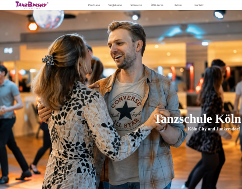 Website-Vorschau von Tanzschule Breuer Köln