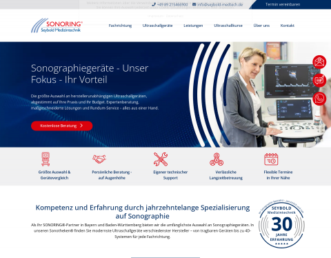 Website-Vorschau von Seybold Medizintechnik e.K.