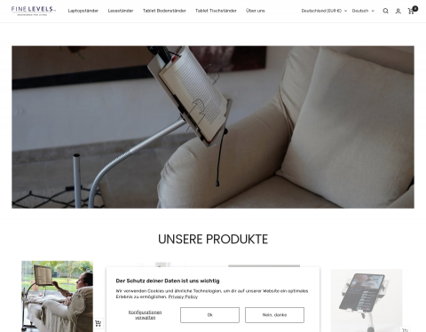 Website-Vorschau von Finelevels Engineering