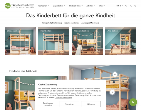 Website-Vorschau von TAU Gesellschaft für ökologische Systeme mbH
