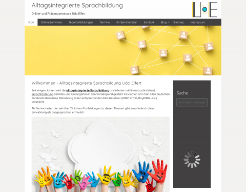 Website-Vorschau von Alltagsintegrierte Sprachbildung