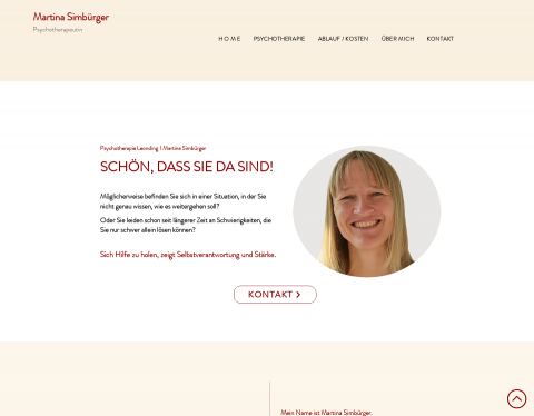 Website-Vorschau von Psychotherapie Linz Leonding