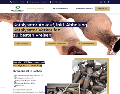 Website-Vorschau von Katalysator Ankauf