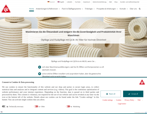 Website-Vorschau von Maximieren Sie Ölstandzeit