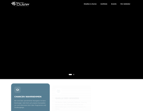 Website-Vorschau von BildungsCluster - österreichische Weiterbildungen