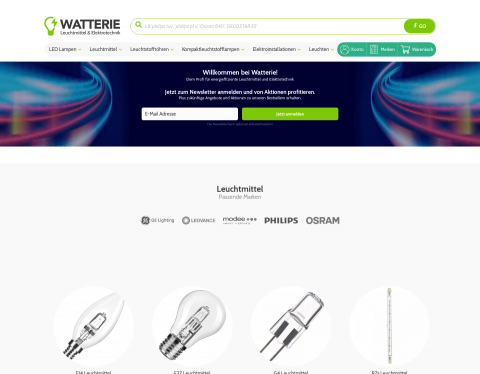 Website-Vorschau von Watterie.de - Rebecca Czerney UG
