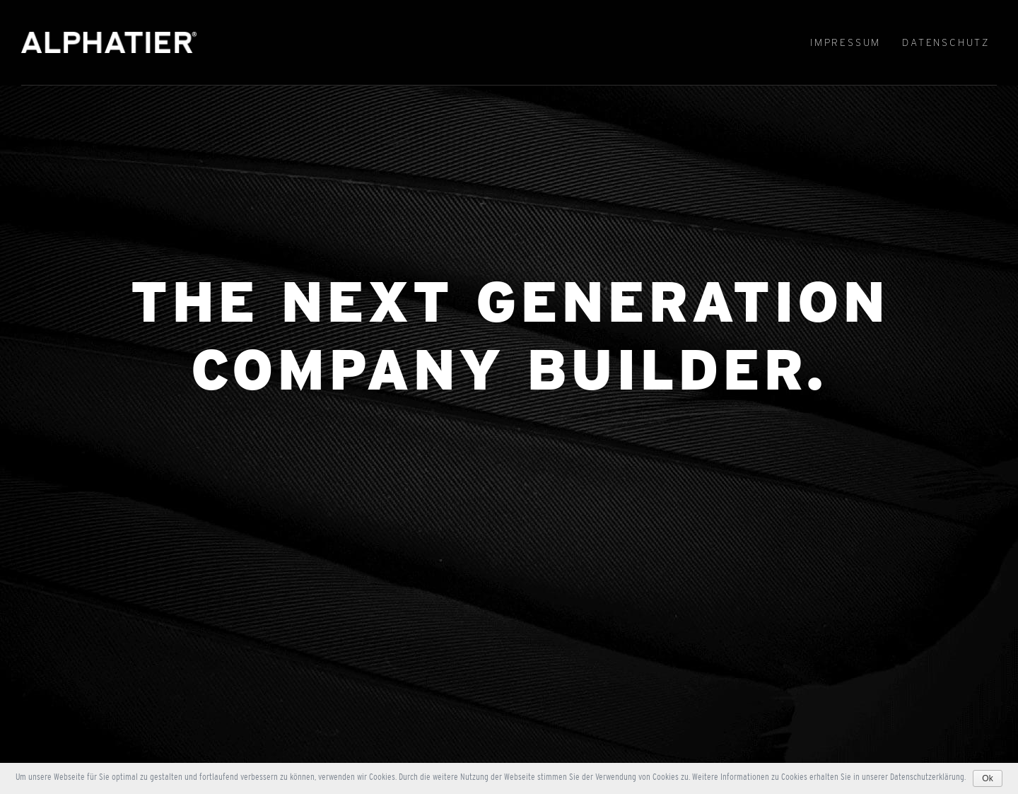 Aktuelle Website-Vorschau von Alphatier GmbH